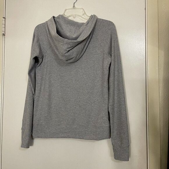 Outdoor Voices All day hoodie gray lightweight soft pullover thumb holes MEDIUM - Picture 5 of 5